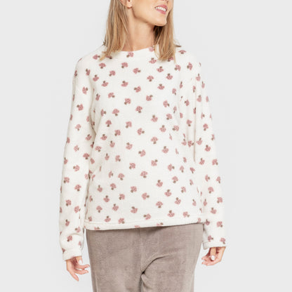 Ellen pijama marrom coral