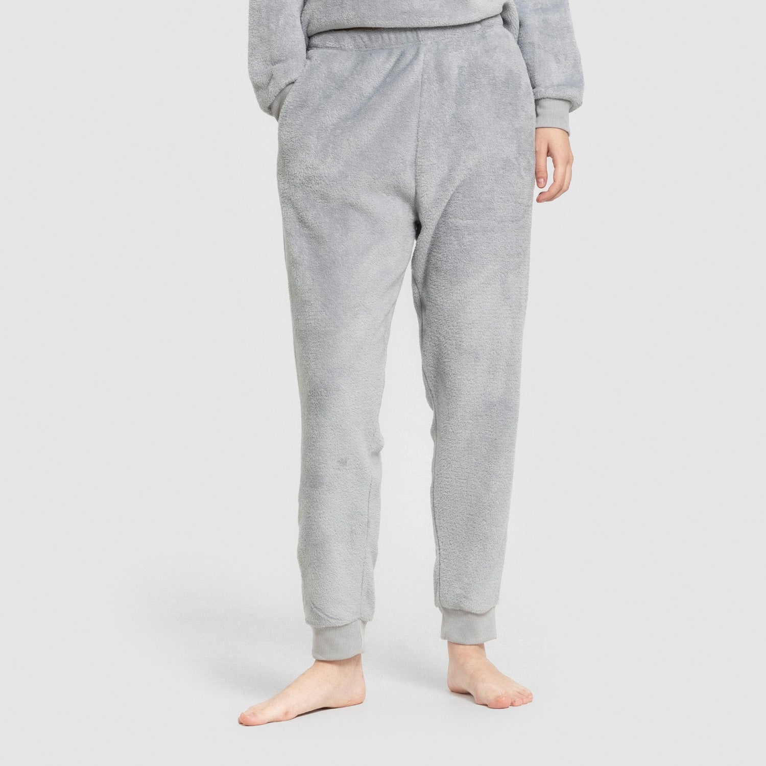 Pijama feminino com punho coral Hello Wednesday Indigo