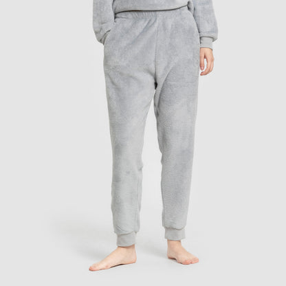 Pijama feminino com punho coral Hello Wednesday Indigo