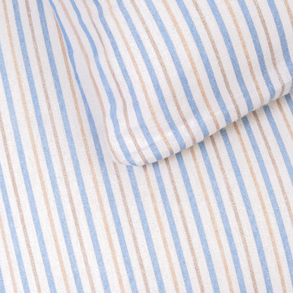 Capa de edredão franela Raya Benet areia - índigo