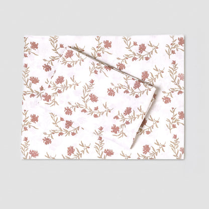 Juego de sábanas algodón Nidila gris claro