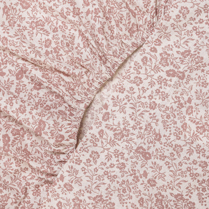 Juego de sábanas algodón Nicosia rosa keike