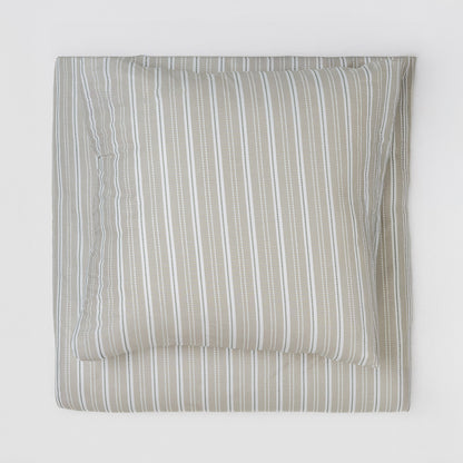 Funda nórdica algodón Raya Sego verde keike