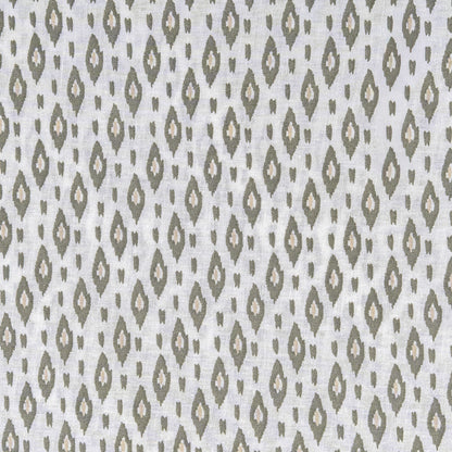 Juego de sábanas algodón Nerdana verde seco - topo