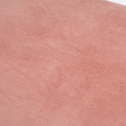 Almofada retangular 30x50 cm em veludo de algodão com estampa de rosetas - capa + enchimento